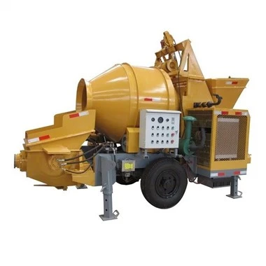 Diesel Driven Cement Mixer with Trailer Pump